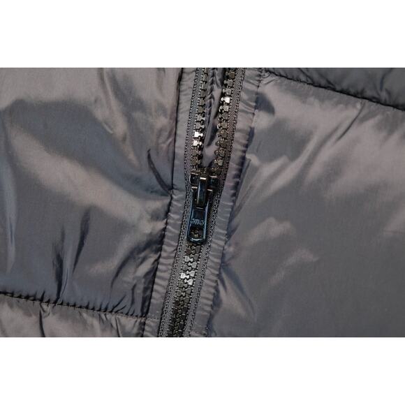 Old Navy Black Puffer Vest Full Zip Pockets Womens Size L - Picture 8 of 9